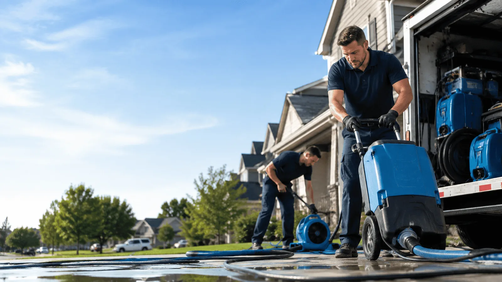 Structural Drying being performed in Oklahoma City, OK